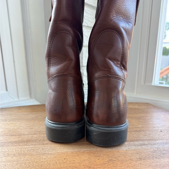 Red Wing Shoes Supersole Brown Leather 11-Inch Soft Toe Pull-On Boot Mens US 7.5 - Picture 4 of 9